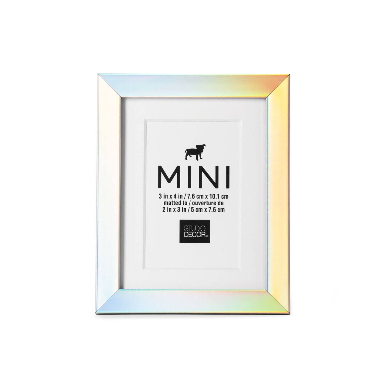 Instant Rainbow Mini Frame with Mat by Studio D&#xE9;cor&#xAE;